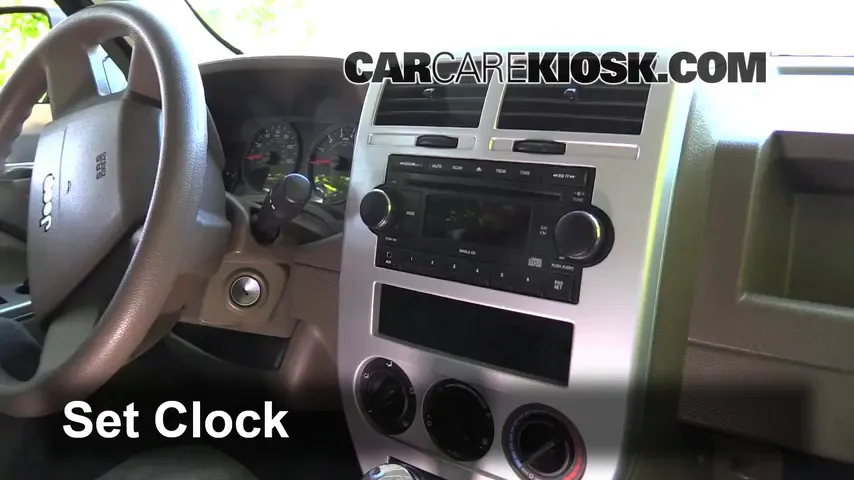 2008 Jeep Patriot Sport 2.4L 4 Cyl. Clock